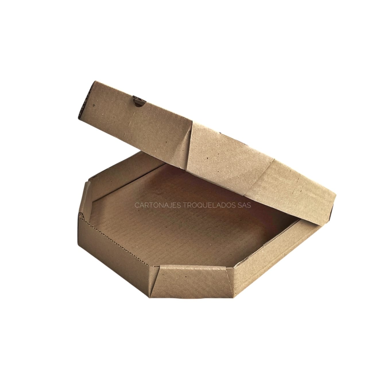 Caja para Pizza personal 25 x 25 cm sin impresión - Imagen 2
