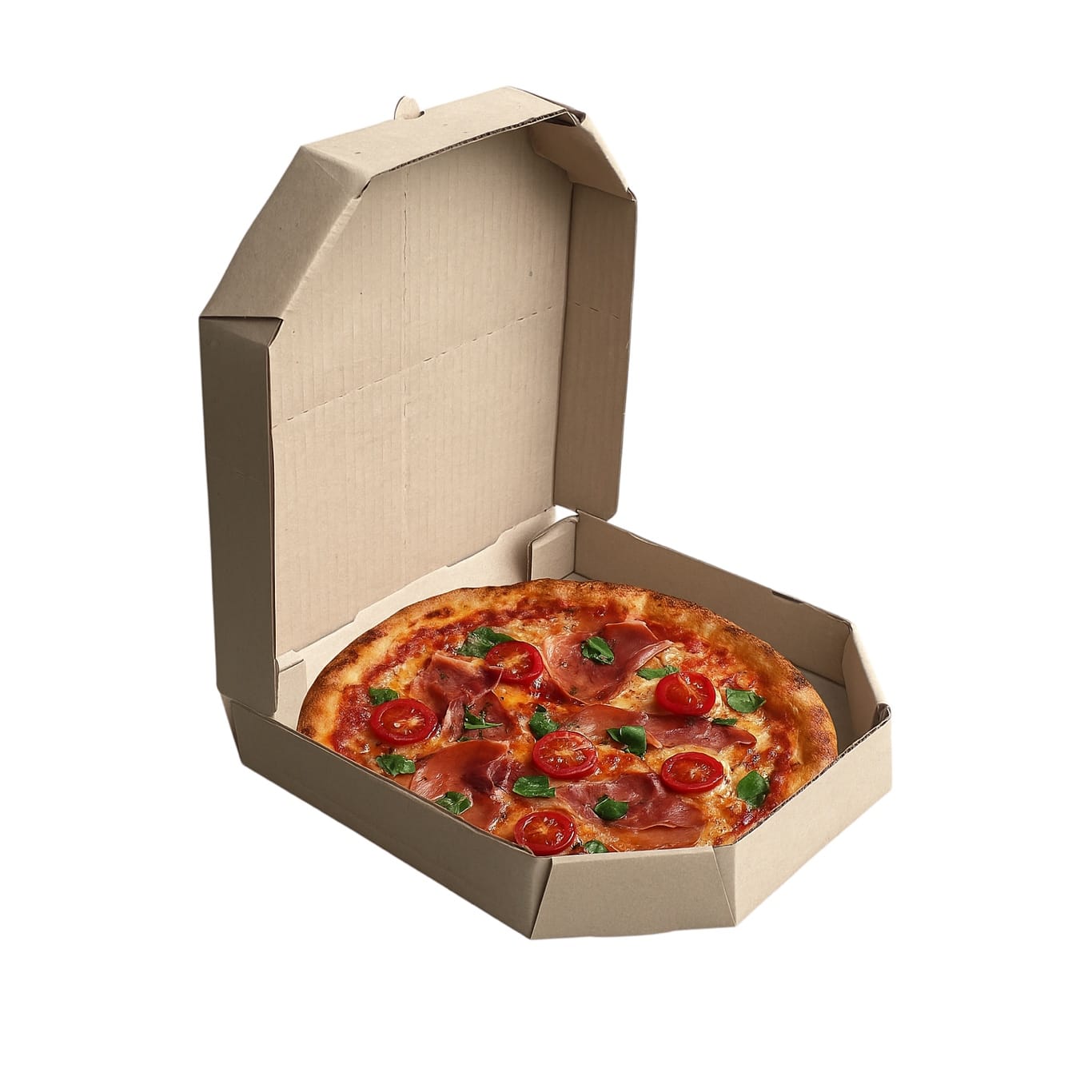Caja para Pizza personal 25 x 25 cm sin impresión - Imagen 5